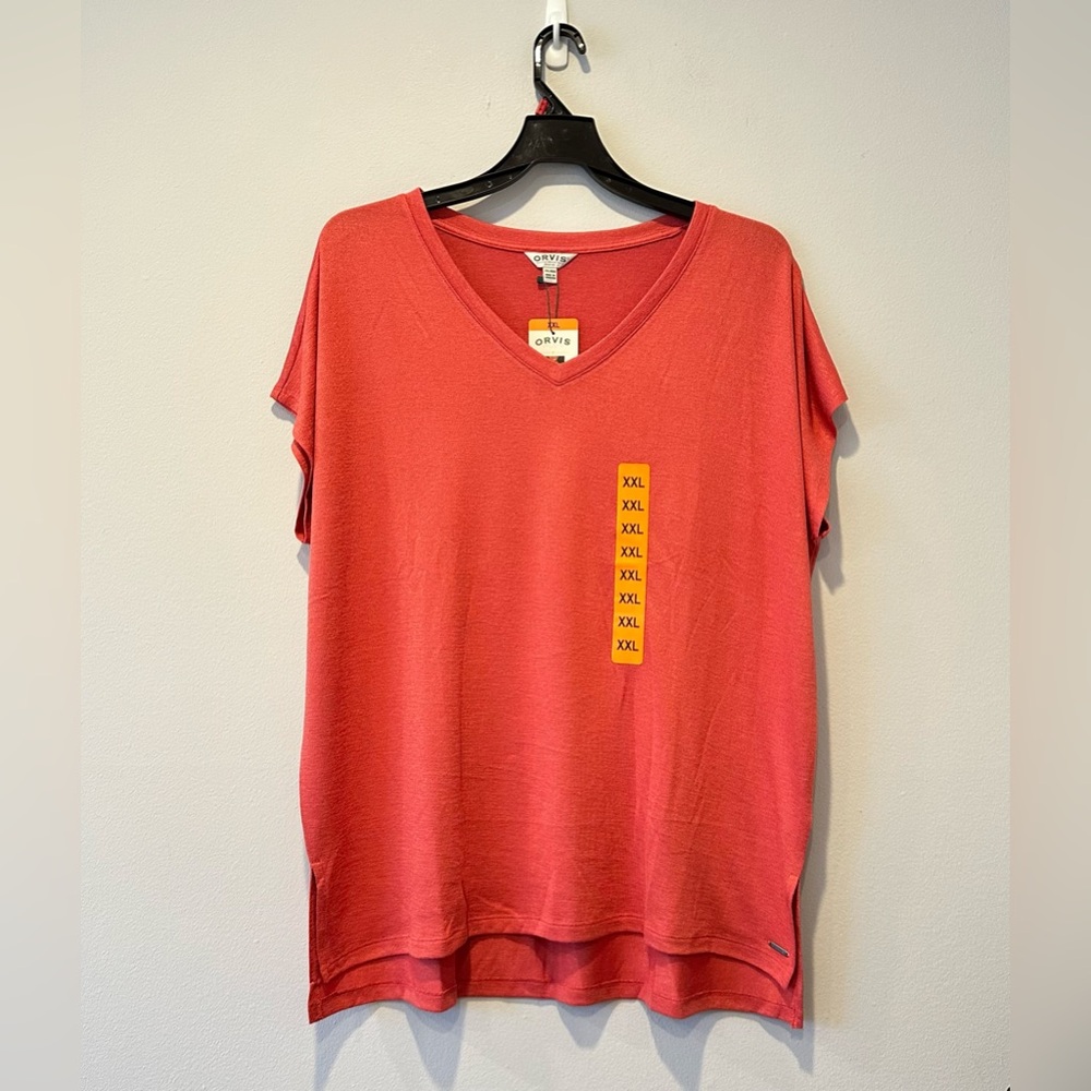 Orvis Ladies' Tunic Top, Mineral Red, XXLarge - Picture 5 of 7